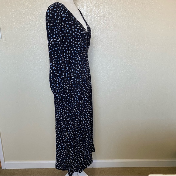 Sanctuary Niki Long-Sleeve Dot Print Midi Dress 8 - Picture 9 of 13